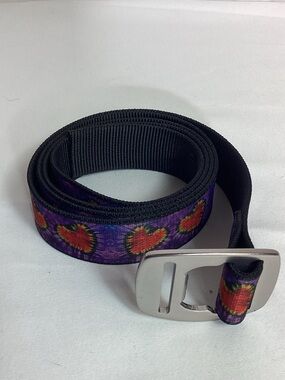Croakies Tye Dye Heart Bottle Opener Belt 52”